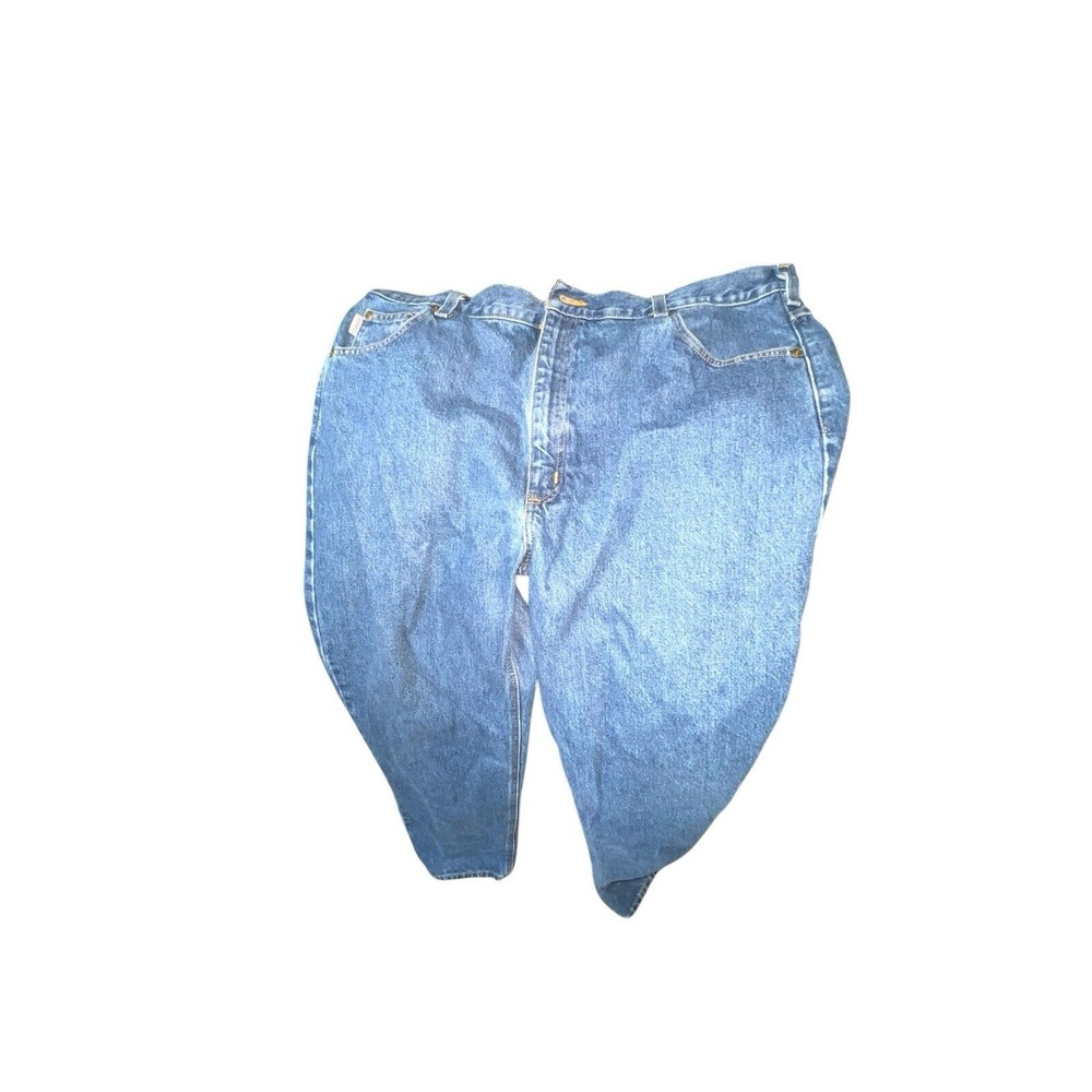 Carhartt Jeans‎ 42x30 Tag Logo Relaxed Fit Denim Workwear Blue Men's Nice
